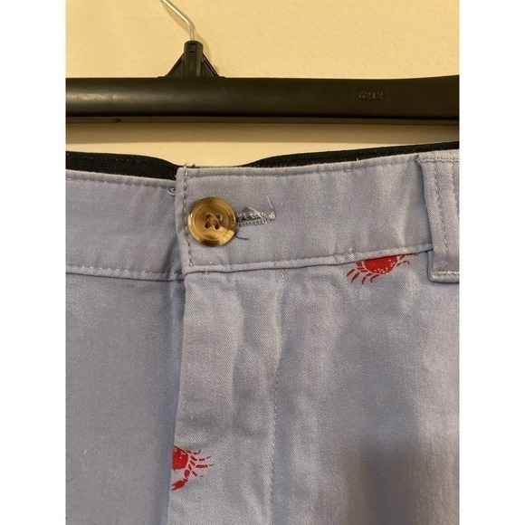 Men’s Club Room Shorts Blue with Red Crabs Preppy Nautical size 36 - Picture 4 of 7